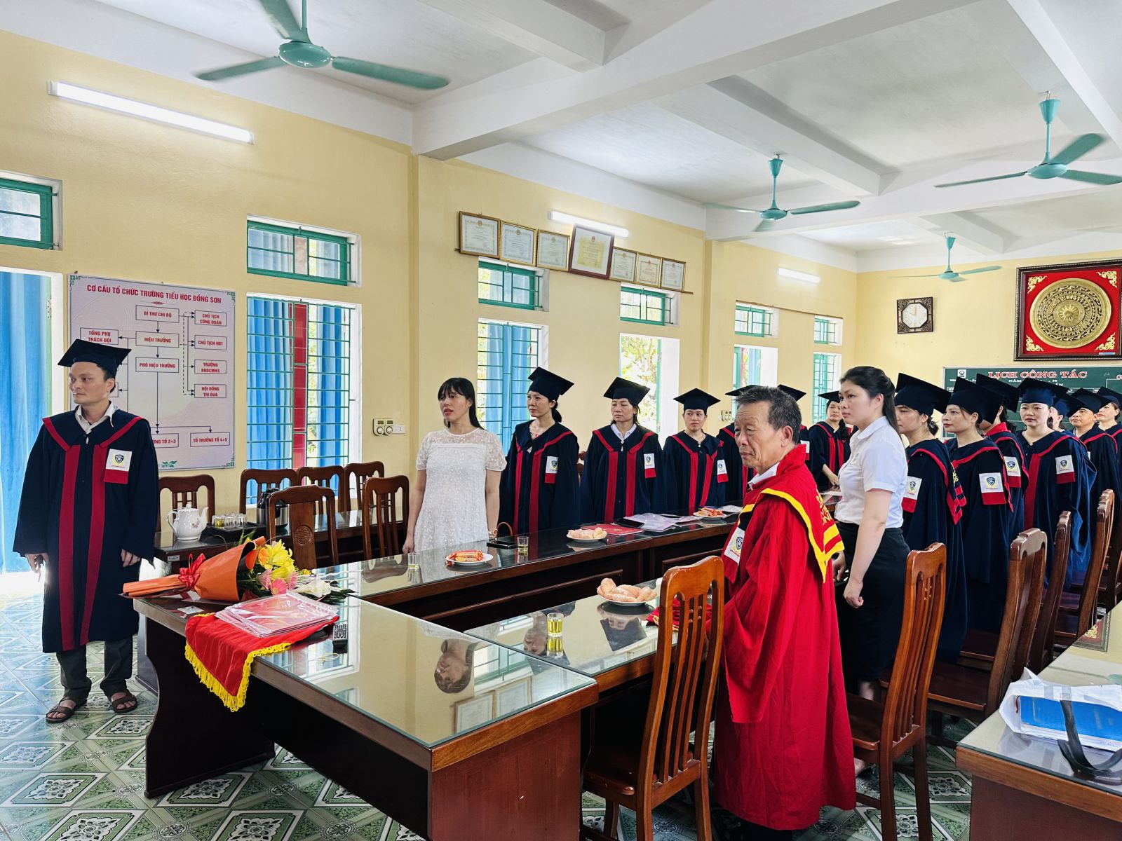 Hình ảnh toàn cảnh buổi lễ bế giảng và trao bằng tốt nghiệp