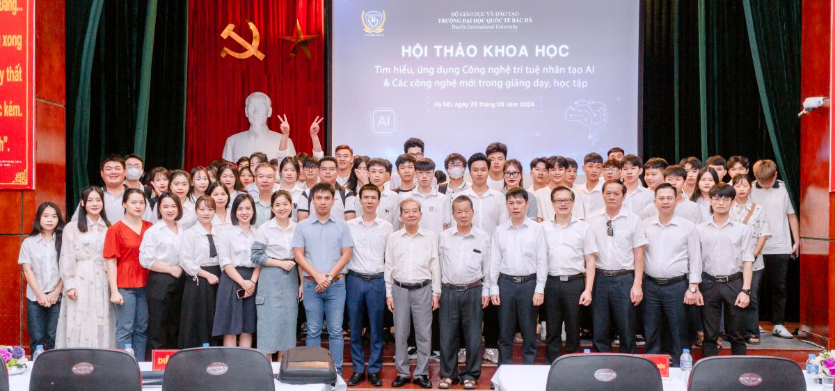 Hội thảo khoa học “Tìm hiểu, ứng dụng công nghệ trí tuệ nhân tạo AI & các công nghệ mới trong giảng dạy, học tập”