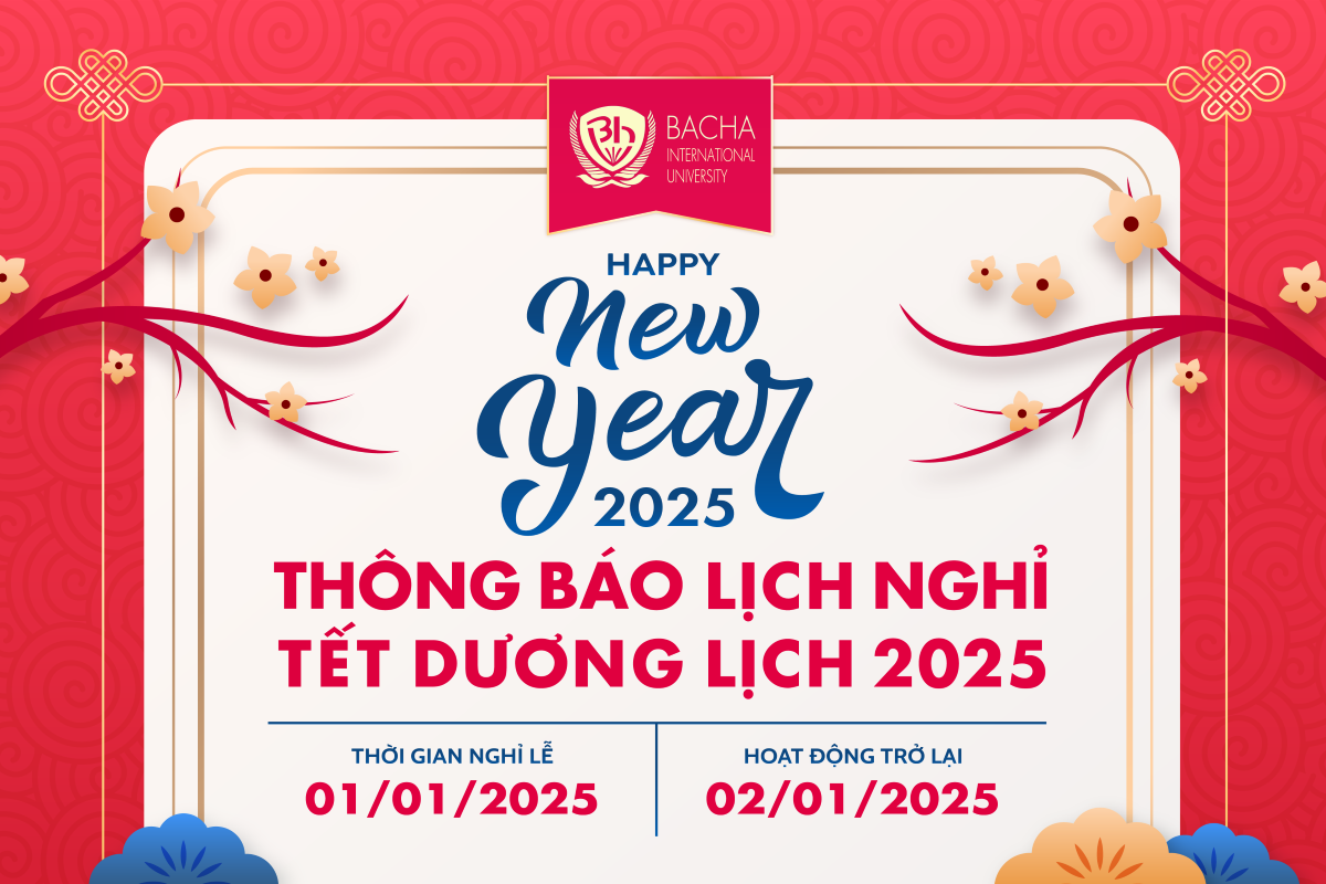 Thông báo lịch nghỉ Tết Dương lịch năm 2025