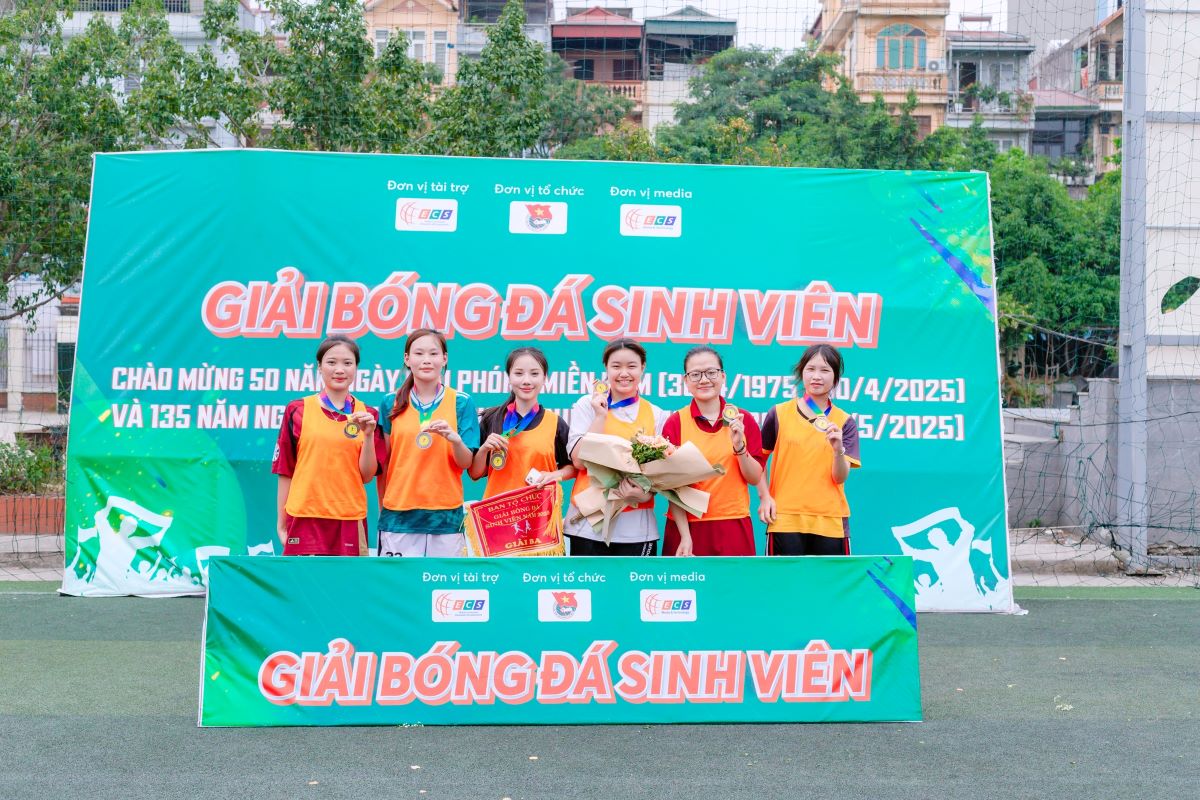 chung kết giải bóng đá giao hữu sinh viên 2025