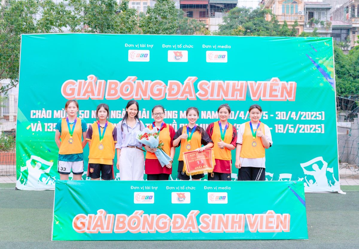chung kết giải bóng đá giao hữu sinh viên 2025