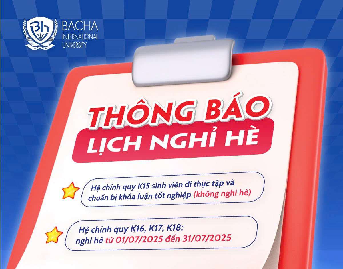 Thông báo về kế hoạch nghỉ hè năm học 2024 -2025